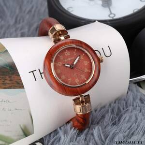 アンティーク調 木製腕時計 軽量 クオーツ レディース ウッド かわいい カジュアル おしゃれ 木製 クラシック 女性 腕時計 ウォッチ