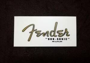 ☆Fender USA DUO-SONIC☆補修用デカール☆ヴィンテージタイプ☆エイジド仕様タイプC☆デカール(シール) vac06