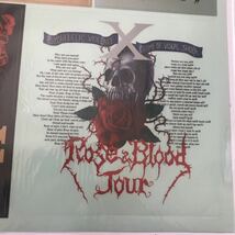 【新品未開封】 X JAPAN ROSE&BLOOD TOUR ツアー 公式グッズ ステッカー YOSHIKI TAIJI Toshl hide PATA xjapan エックス ジャパメタ_画像5