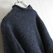 USA製 stone wood オーバーサイズ ハイネック ニット セーター M-Lサイズ メンズ ユニセックス KNIT 長袖 ビンテージ アメリカ製 ウール_画像5