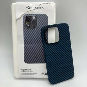 PITAKA iPhone14 Pro ケース MagEZ Case 3 1500Dアラミド繊維製 超極薄・超軽量 /Y12059-S2
