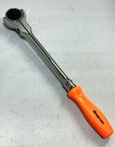 新品未使用　スナップオン Snap-on スイベルラチェット FHNFD100 大人気 オレンジ snapon_画像1