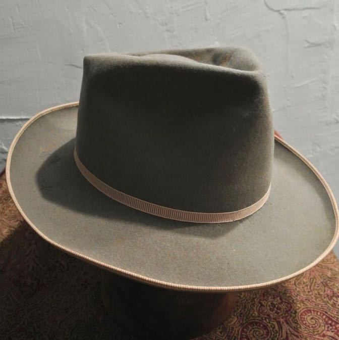 Vintage STETSON The Sovereign 50s 7 1/4 58cm ヴィンテージ