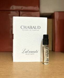 《送料無料》 シャボー レ コンサントレ オードトワレ 1.8ml ※未使用※ CHABAUD #キャラメル #コンデンスミルク #グルマン #ココナッツ