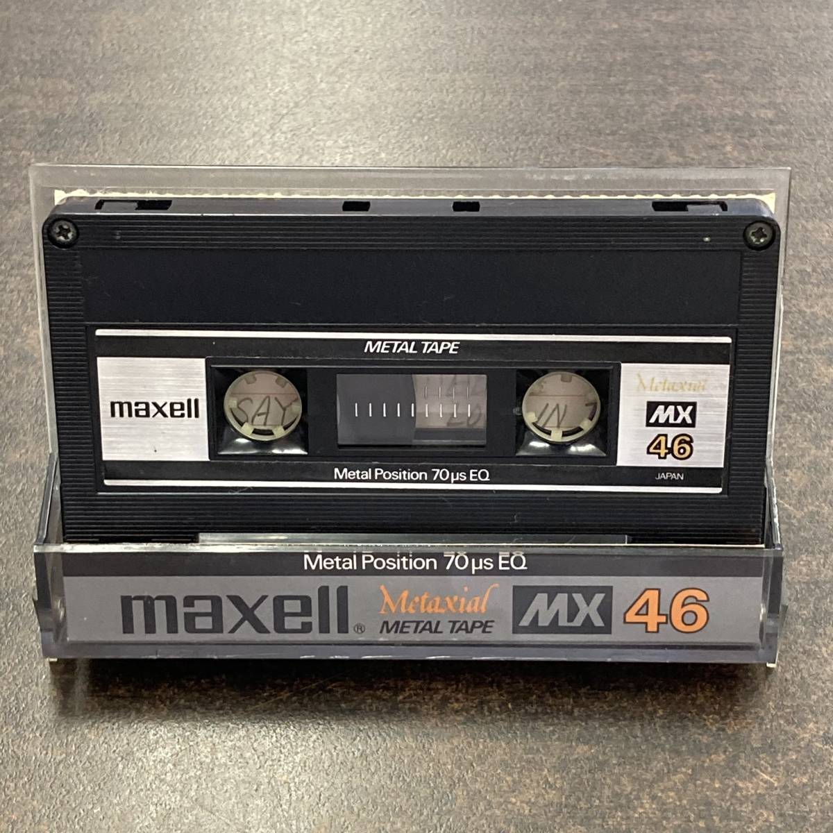 METAL マイクロカセットテープ maxell MC・46MX 2本、 MC・60MX 1本 計
