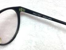 デッドストック GIAN CARLO セル 眼鏡 G-242 50 艶消し黒 クリングス ビンテージ ボストン 日本製 未使用 ブラック フレーム 昭和 レトロ_画像7