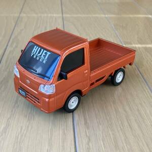 ダイハツ　新型ハイゼット トラック プルバックカー　HIJET TRUCK　成約記念品　トニコオレンジメタリック　ミニカー