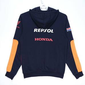 【送料無料】Repsol Honda(レプソル ホンダ)/2018 フーディー/ジップパーカー/HRC/MotoGP/モトGP/バイク/ロゴプリント/Lサイズの画像6