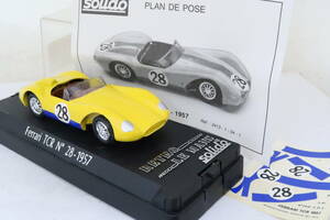 solido RETRO LE MANS FERRARI TRC 1957 #28 フェラーリ ルマン 箱付 1/43 フランス製 イシレ