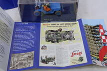 Atlas TINTIN WILLYS CJ2A 1946 青いジープ タンタン漫画劇中車 箱付 1/43 ニサレ_画像6