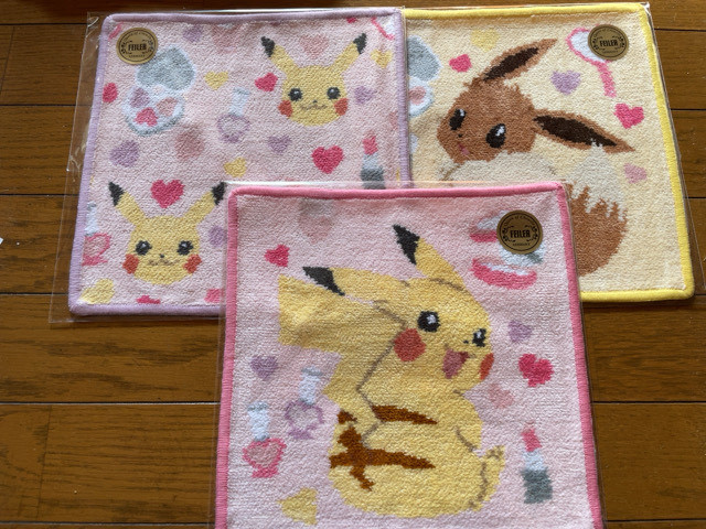 新品 未使用フェイラー ポケモン ラブリーコスメ 丸底巾着 ポーチ