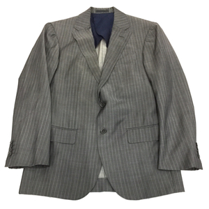 ブリッラペルイルグースト サイズ46 長袖 ジャケット ストライプ メンズ グレー スーツ Brilla per il gusto
