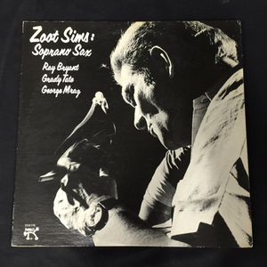 ZOOT PLAYS SOPRANO SAX ZOOT SIMS 2310-770 0798 ジャケット付き レコード