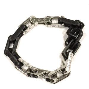  Louis Vuitton brass reM00686 M size bracele accessory fashion accessories black ×SV LOUIS VUITTON