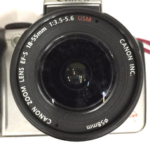 Canon EOS Kiss Digital DS6041 EF-S 18-55mm 1:3.5-5.6 USM デジタル一眼レフ カメラ シルバー デジカメ_画像2