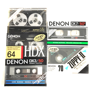 DENON ZP2-70 DX7/50N DX3/50 HD-X 64 AUDIO MAYS SUPER/LH60 未開封 カセットテープ 5本 セット