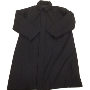 ビームス Octa×SOLOTEX サイズＳ 長袖 ステンカラーコート メンズ ブラック ウール ロングコート BEAMS