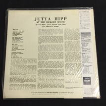 ユタ・ヒップ JUTTA HIPP At The Hickory House, Vol. 1 Blue Note ブルーノート 1515 レコード_画像2