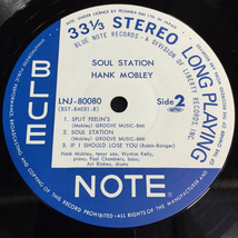 ハンク・モブレー HANK MOBLEY Soul Station ブルーノート LNJ-80080 レコード_画像5