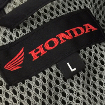 ホンダ サイズ L 長袖 ジャケット ジップアップ アウター バイクウェア メンズ 赤×黒×白系 ライナー付き HONDA_画像6