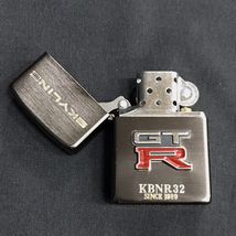 ジッポー ルミノーバ 他 スカイライン GT-R KBNR32 オイルライター ブランド小物 計2点 セット ZIPPO_画像2