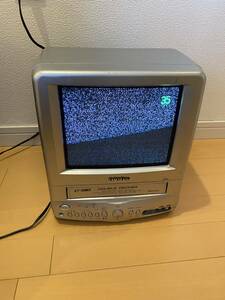 テレビデオ ORION ブラウン管テレビ 通電のみ確認　オリオン　VT-10W2 VR-012 ビデオ付き　10型カラーテレビ　ビデオデッキ/A-4