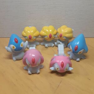 ユクシー　エムリット　アグノム　レア　ポケモン　ポケモンキッズ　指人形　ソフビ