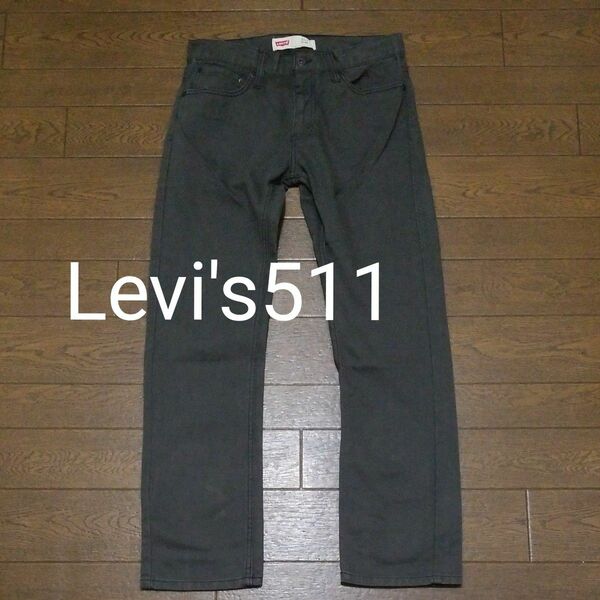Levi's511 SLIM　細コールテン　デニムパンツ　グレー系　29×29