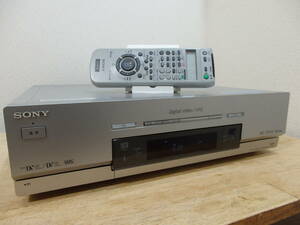 ★☆動作良好！美品！純正リモコン付！　SONY 　ソニー　miniDV/DV VHS　Wデッキ WV-DR5　オーバーホール済み７日間保証☆★