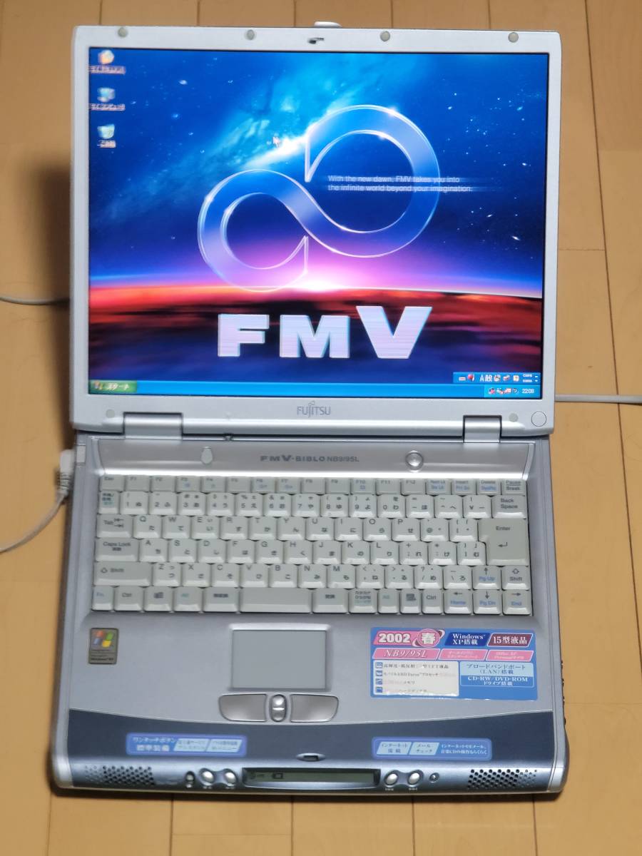 ☆ FMV-BIBLO NB15B Cel 1.60GHz/512MB/40GB/Windows XP(難あり) ☆a300-