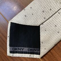 DKNY ディーケーエヌワイ ネクタイ 薄ベージュ_画像5