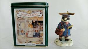 Villeroy&Boch Foxwood Tales 17 Mr.Gruffey Late Dellvery ビレロイ&ボッホ フォックスウッド ミスターグルーフィー フィギュリン 置物