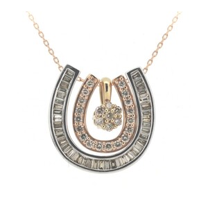 GSTV diamond necklace 0.06ct 0.12ct 0.30ct K18YG/K18PG/K18WG(18 gold Gold ) pawnshop exhibition 