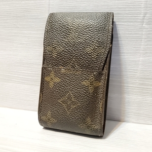 1844 即決 LOUIS VUITTON ルイヴィトン エテュイ シガレット タバコケース モノグラム 煙草入れ 