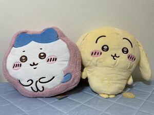 新品 ちいかわ 垂れ耳なうさぎ超BIGぬいぐるみ&もこもこダイカットクッション