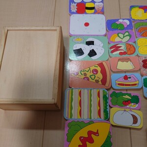 ...wooden toys.. present puzzle lunch box 2 one-piece free shipping 