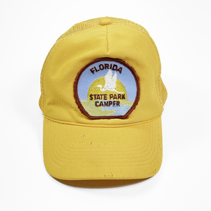 ビンテージ◎トラッカー メッシュ キャップ FLORIDA STATE PARK CAMPER キャンプ キャンパー アウトドア 帽子 USA 古着 70s 80s 90s 00s