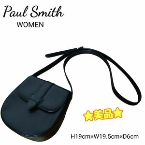 ☆美品☆ Paul Smith ポールスミス ショルダーバッグ ハーフムーン