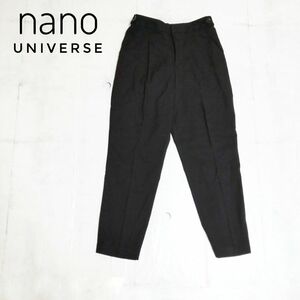 【未使用】nano UNIVERSE　ナノユニバース　パンツ　　　　　　　ボトムス　ズボン　ブラック