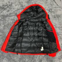 10回以内着用 Mサイズ THE NORTH FACE ザ・ノース・フェイス ND91815 Belayer Parka ビレイヤーパーカ オレンジ レッド 赤 RED ORANGE_画像10