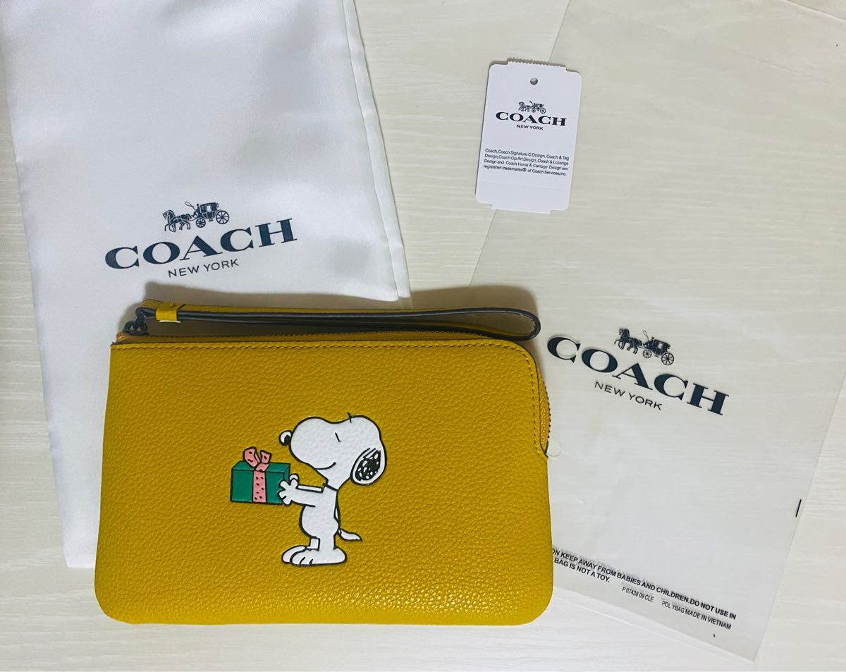 COACH コーチxディズニー限定コラボ ポーチ CH499 リストレット