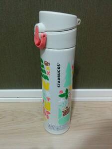 新品★限定★スターバックス スリムハンディーステンレスボトル フォレストアイコンズ 400ml スタバ タンブラー マグ #3T98