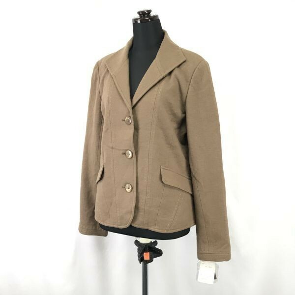 定価3万↑新古品☆ANTHURIUM/アンスリウム☆ウール100％/ショートコート/秋冬ジャケット【women’s -L/茶/brown】Coats/Jumpers◇cBH279