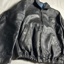 超人気! 60's フランス空軍 レザー パイロット ジャケット GVF FRENCH Air Force LEATHER PILOT JACKET フランス軍 着 アーミー マルジェラ_画像6