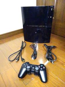 PS3 初期型 PlayStation3 CECHB00 160GB コントローラ/HDMIケーブル付き PS1/2/3ゲーム動作 YLOD対策：コンデンサ交換、ヒートガン加熱処理