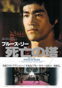 映画 チラシ　死亡の塔　香港　ブルース・リー　タン・ロン　TOWER OF DEATH　死亡遊戯2　Game Of Death 2　BRUCE LEE　李小龍