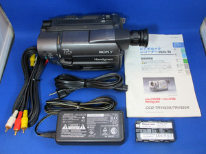 安心10日保証 SONY CCD-TRV425 完動品 付属品付き 8ミリビデオカメラ Hi8で録画したテープもダビングできます