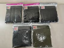 a*★未使用　ユニクロ UNIQLO MEN XXL ヒートテック タイツ VネックT タートルネック クルーネック他 大量セット まとめ売り★_画像6