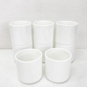 refle● NARUMI ナルミ　Bone China ボーンチャイナ　カップ　マグ　湯呑み　8客　ホワイト　サンマルクコラボ