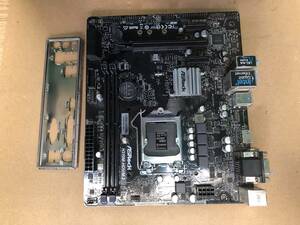 ★中古品 BIOS確認 マザーボード H310M-HDV/M.2 LGA1151 マザーボード IOパネル付属★